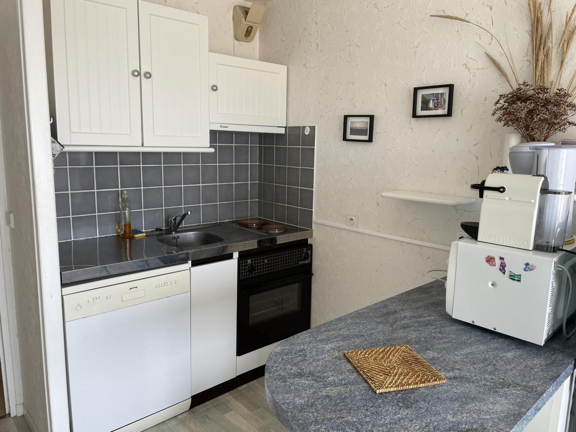 Fort-Mahon-Plage: Studio Balcon, Equipements Complets, Parking Prive - Fr-1-482-12 Eksteriør billede